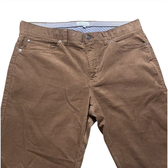 Peter Millar Pants 36x33 Brown Superior Soft Corduroy Five-Pocket Pant Trouser - Picture 1 of 10